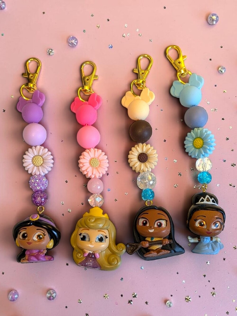 Handmade Flower Princess Collection Bag Charm/ Keychain (Choose One)